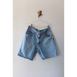 Wrangler‎ Men's 13MWZ Cowboy Cut Relaxed Fit Blue Denim Shorts